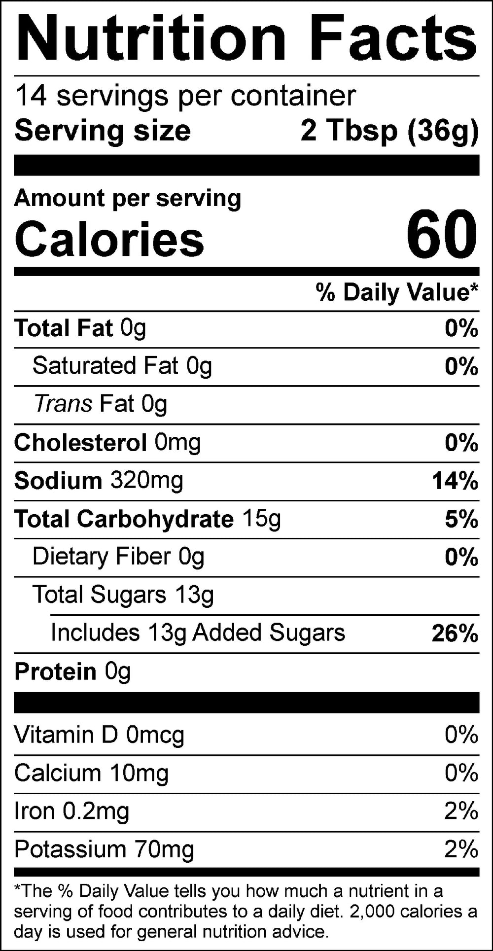 Nutritional Facts