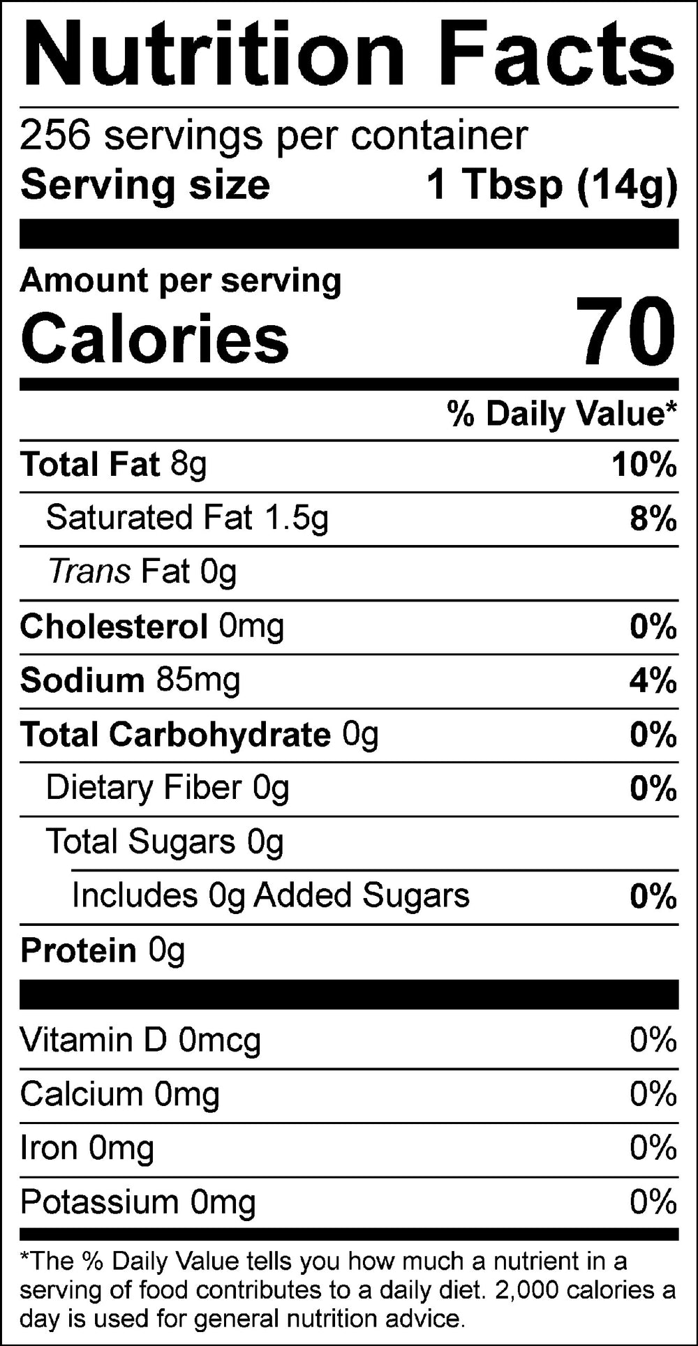Nutritional Facts
