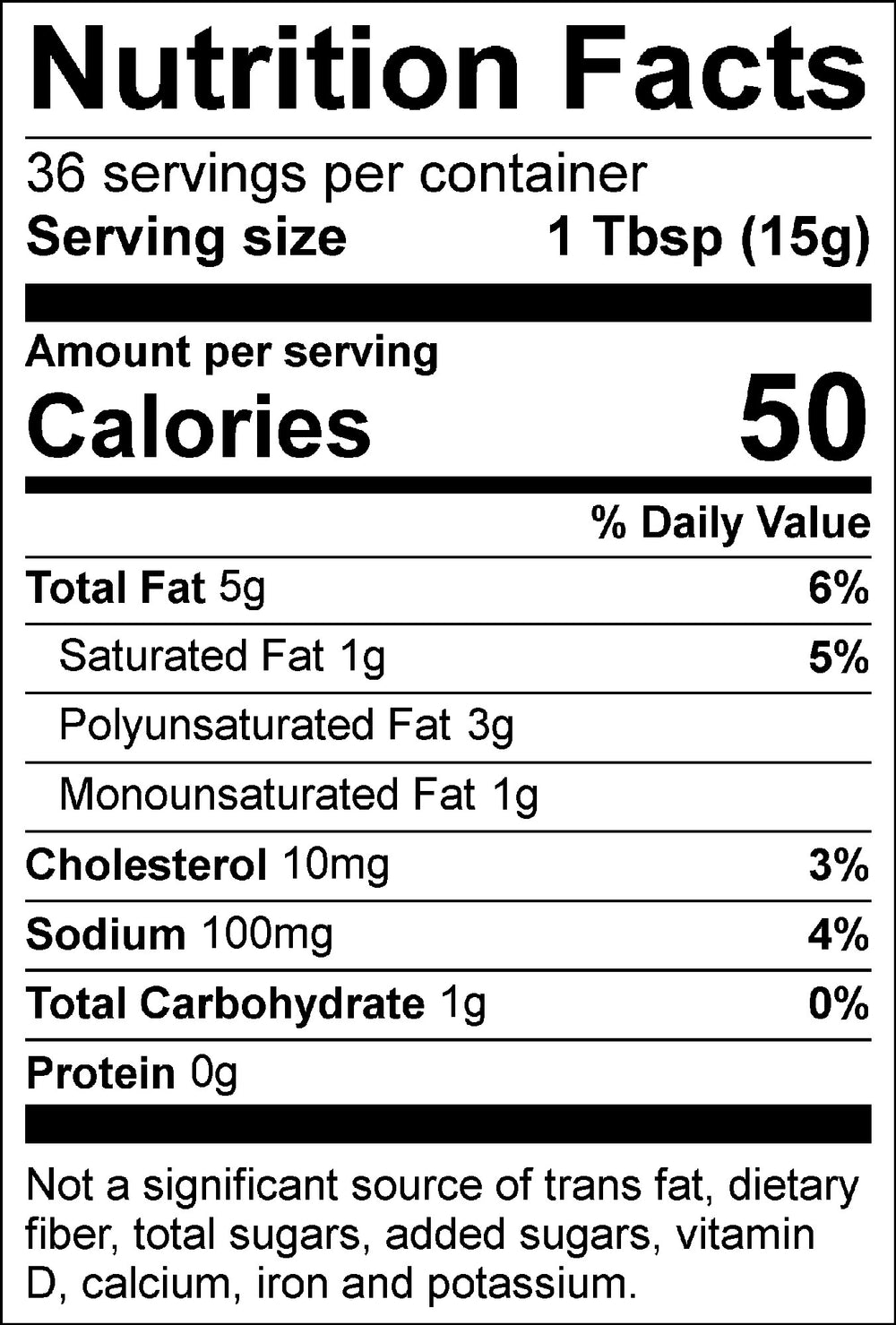 Nutritional Facts