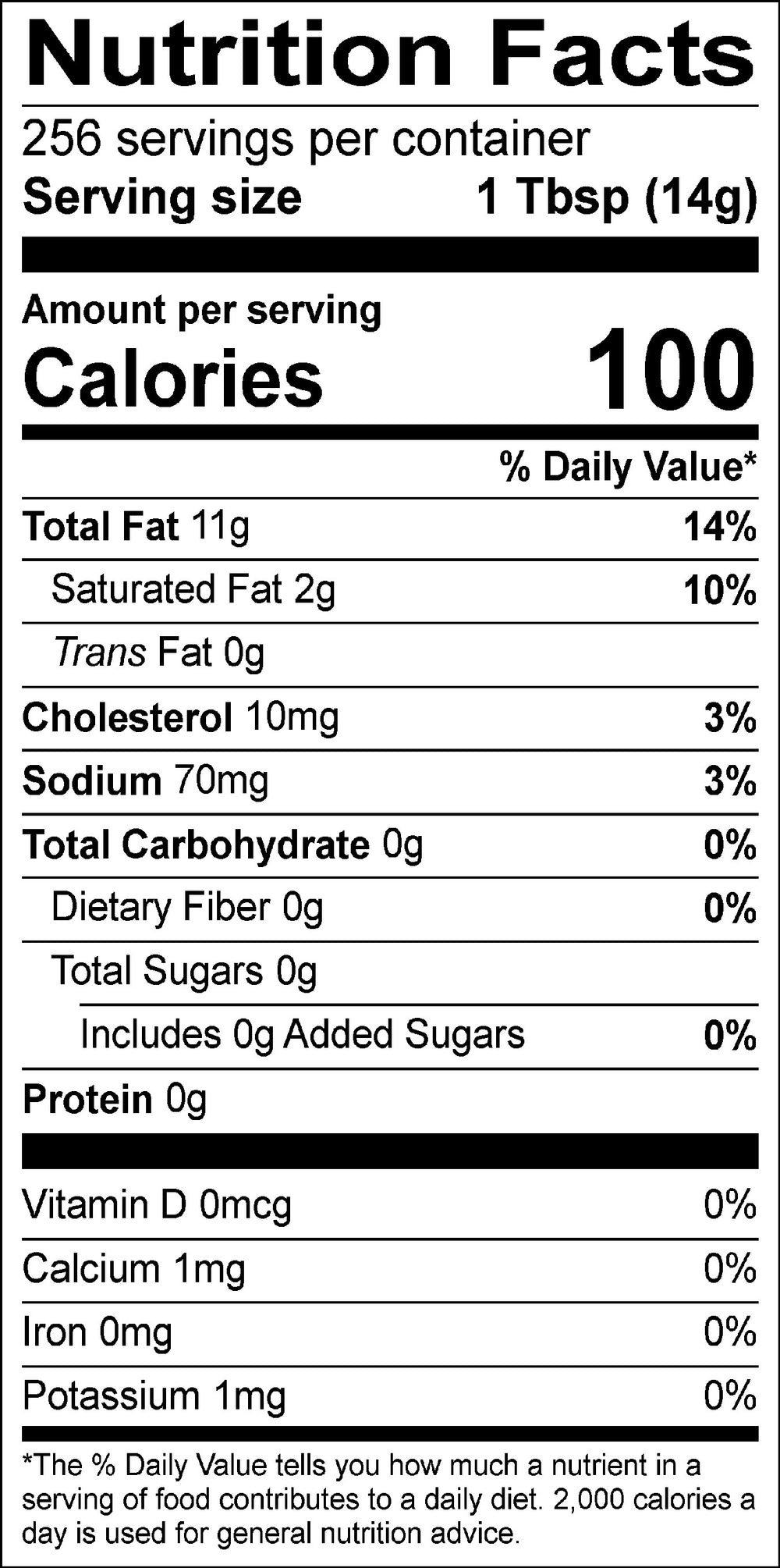 Nutritional Facts