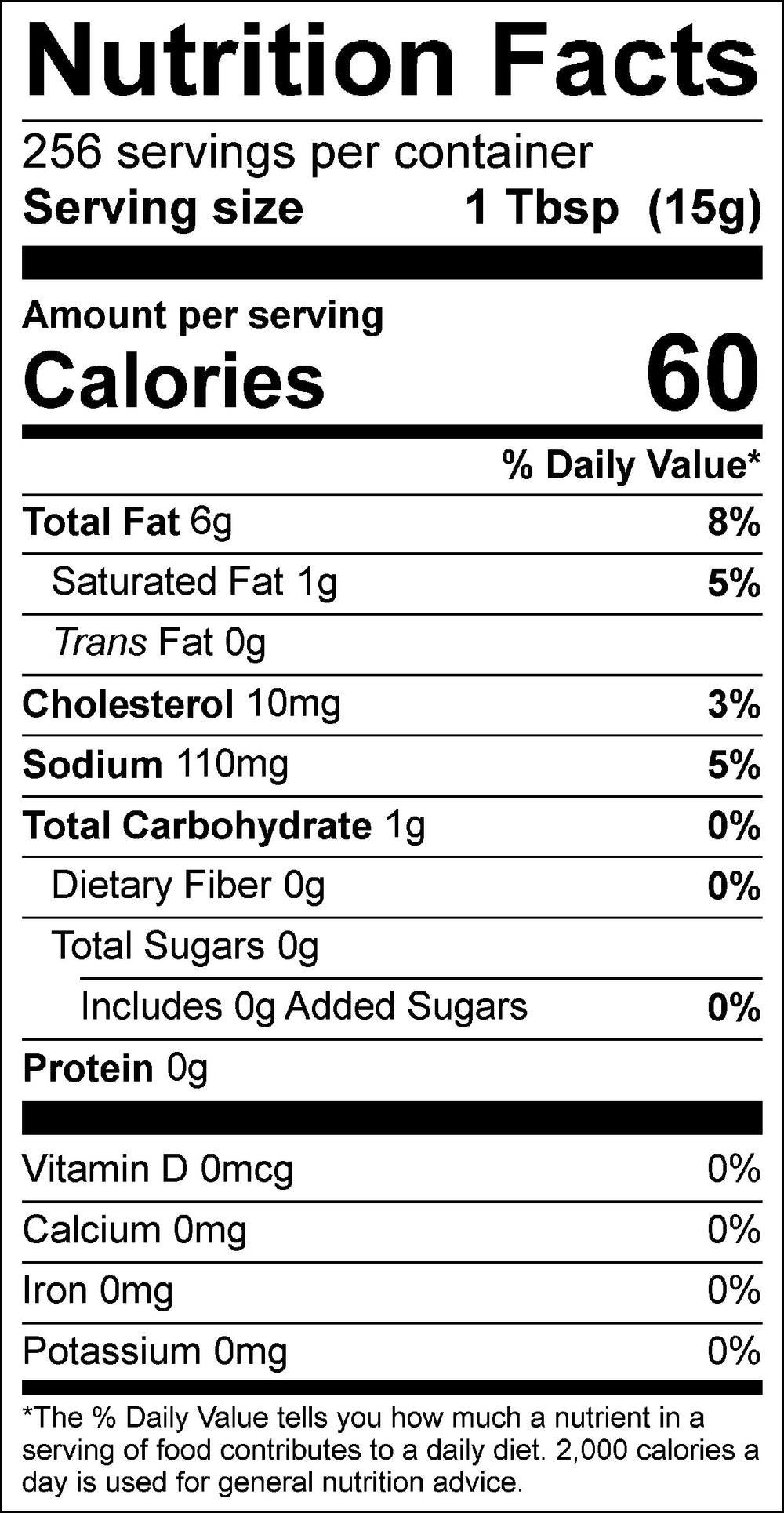 Nutritional Facts